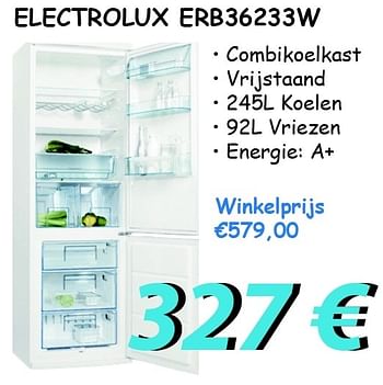 Promoties Electrolux erb36233w - Electrolux - Geldig van 01/10/2012 tot 18/11/2012 bij Elektro Koning