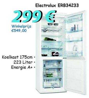 Promoties Electrolux enb34233 - Electrolux - Geldig van 01/10/2012 tot 18/11/2012 bij Elektro Koning
