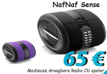 Promotions Nafnaf sense - NafNaf - Valide de 01/10/2012 à 18/11/2012 chez Elektro Koning