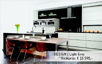 Promotions Design | light grey - Produit maison - Cuisines Dovy - Valide de 01/10/2012 à 31/10/2012 chez Cuisines Dovy