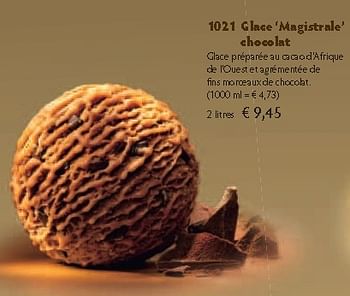 Promotions Glace magistrale chocolat - Produit maison - Bofrost - Valide de 01/10/2012 à 31/03/2013 chez Bofrost