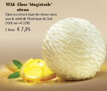 Promotions Glace magistrale citron - Produit maison - Bofrost - Valide de 01/10/2012 à 31/03/2013 chez Bofrost