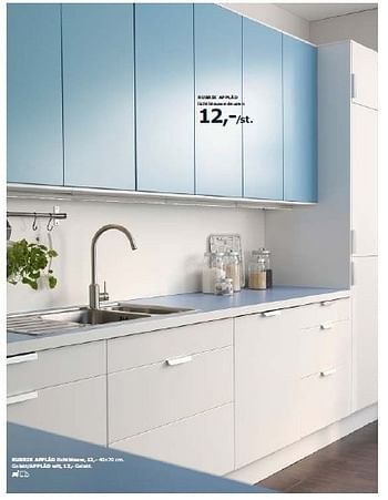 Verdienen Zuiver Plateau Huismerk - Ikea Rubrik applåd lichtblauwe deuren - Promotie bij Ikea