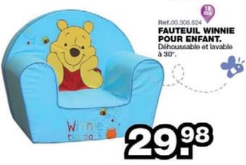 Promotion Maxi Toys Fauteuil Winnie Pour Enfant Winnie The Pooh Meubles Valide Jusqua 4 Promobutler