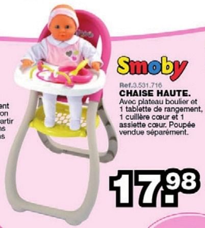 chaise haute maxi toys