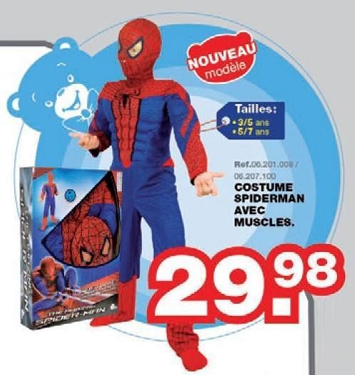 deguisement spiderman maxi toys