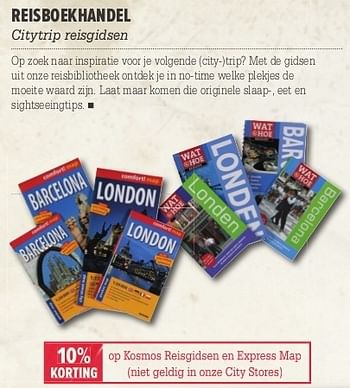 Promoties Reisboekhandel citytrip reisgidsen - Huismerk - A.S.Adventure - Geldig van 10/10/2012 tot 28/10/2012 bij A.S.Adventure