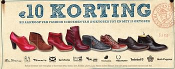 Promoties 10euro korting bij aankoop van fashion schoenen van 10 oktober tot en met 28 oktober - Huismerk - A.S.Adventure - Geldig van 10/10/2012 tot 28/10/2012 bij A.S.Adventure