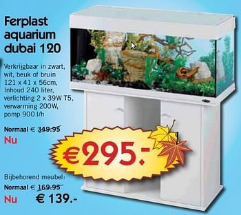 Ferplast Ferplast aquarium dubai 120 - Promotie bij Pelckmans