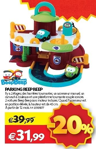 Promotions Parking beep beep - Beep Beep - Valide de 11/10/2012 à 22/10/2012 chez Fun