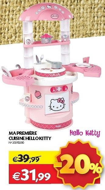 Promotions Ma première cuisine hello kitty - Hello kitty - Valide de 11/10/2012 à 22/10/2012 chez Fun