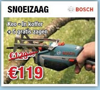 Promoties Snoeizaag - Bosch - Geldig van 11/10/2012 tot 24/10/2012 bij Cevo Market