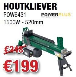 Promoties Houtkliever pow6431 - Powerplus - Geldig van 11/10/2012 tot 24/10/2012 bij Cevo Market