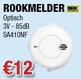 Promoties Rookmelder - BRK - Geldig van 11/10/2012 tot 24/10/2012 bij Cevo Market