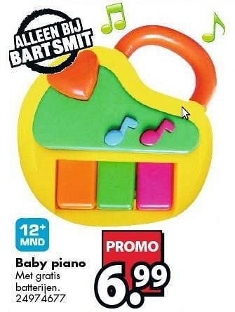Uitlijnen element gebrek Huismerk - Bart Smit Baby piano - Promotie bij Bart Smit
