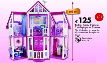 twintig Elastisch van nu af aan Mattel Barbies malibu droomhuis - Promotie bij Dreamland