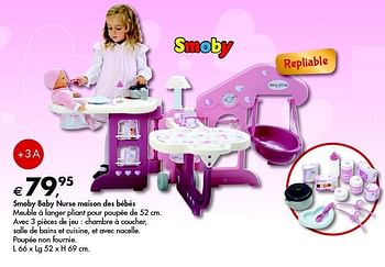 Promotion Dreamland Smoby Baby Nurse Maison Des Bebes Smoby Jouets Valide Jusqua 4 Promobutler