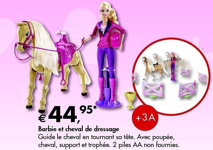 Barbie cheval discount de dressage