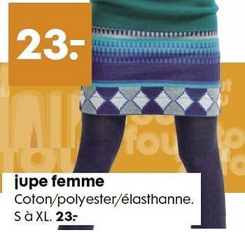 Promotions Jupe femme - Produit maison - Hema - Valide de 24/10/2012 à 06/11/2012 chez Hema