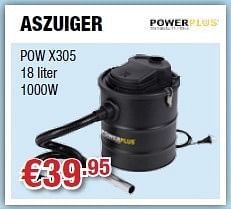 Promoties Powerplus Aszuiger powx305 - Powerplus - Geldig van 25/10/2012 tot 07/11/2012 bij Cevo Market