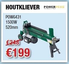 Promoties Powerplus Houtkliever pow6431 - Powerplus - Geldig van 25/10/2012 tot 07/11/2012 bij Cevo Market