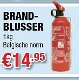 Promoties Brandblusser - Huismerk - Cevo - Geldig van 25/10/2012 tot 07/11/2012 bij Cevo Market