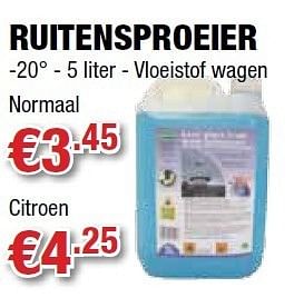 Promoties Ruitensproeier - Huismerk - Cevo - Geldig van 25/10/2012 tot 07/11/2012 bij Cevo Market