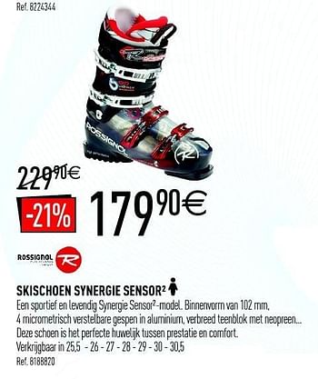 Promoties Skischoen synergie sensor - Rossignol - Geldig van 27/10/2012 tot 10/11/2012 bij Decathlon