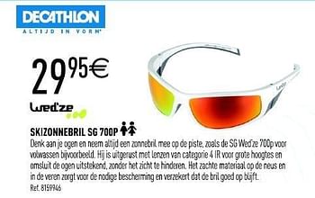 Promoties Ski zonnebril sg 700p - Wed'ze - Geldig van 27/10/2012 tot 10/11/2012 bij Decathlon