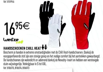 Promoties Handschoenen chill heat - Wed'ze - Geldig van 27/10/2012 tot 10/11/2012 bij Decathlon