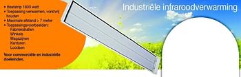 Promoties Infrarood verwarmingspanelen - Huismerk - Energy Markt - Geldig van 30/10/2012 tot 15/02/2013 bij Energy Markt