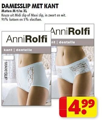 Anni rolfi slip met kant new arrivals