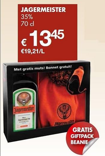 Promoties Jagermeister - Jagermeister - Geldig van 09/11/2012 tot 22/11/2012 bij Cobeli