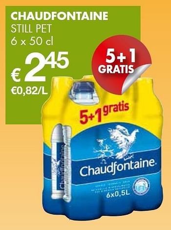 Promoties Chaudfontaine still pet - Chaudfontaine - Geldig van 09/11/2012 tot 22/11/2012 bij Cobeli
