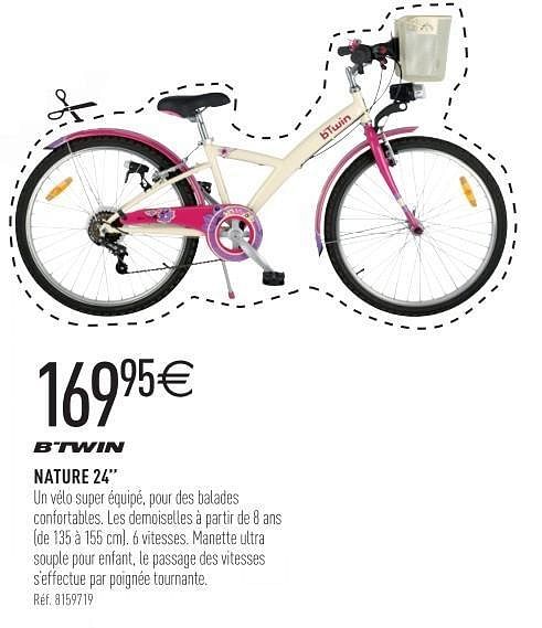 bTwin Nature 24 inch En promotion chez Decathlon