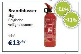 Promoties Brandblusser - Huismerk - Cevo - Geldig van 11/11/2012 tot 27/11/2013 bij Cevo Market