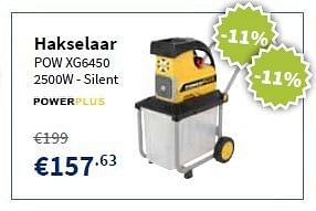 Promoties Hakselaar pow xg6450 - Powerplus - Geldig van 11/11/2012 tot 27/11/2013 bij Cevo Market