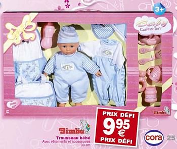 Simba Trousseau Bebe En Promotion Chez Cora