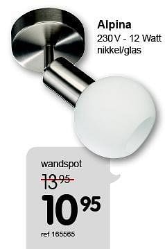 Promoties Wandspot - Philips - Geldig van 19/11/2012 tot 18/12/2012 bij Freetime