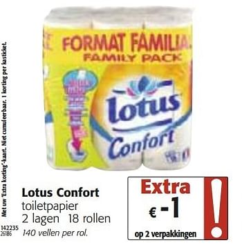 zonlicht Ambacht Armstrong Lotus Nalys Lotus confort toiletpapier - Promotie bij Colruyt