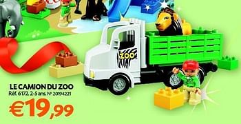 Promotions Le camion du zoo - Lego - Valide de 27/11/2012 à 02/01/2013 chez Fun