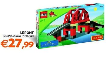 Promotions Le pont - Lego - Valide de 27/11/2012 à 02/01/2013 chez Fun