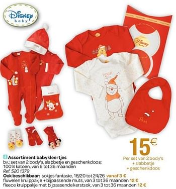 Ga lekker liggen Antipoison werknemer Disney Assortiment babykleertjes - Promotie bij Carrefour