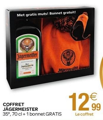 Jagermeister Coffret jägermeister - En promotion chez Auchan Ronq