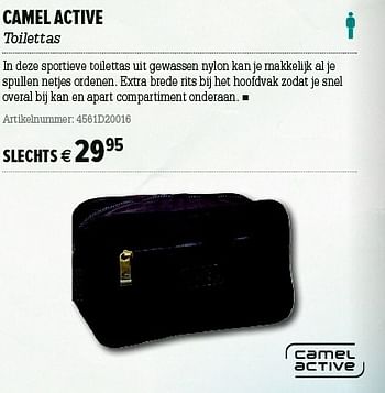 Promoties Camel active toilettas - Camel Active - Geldig van 05/12/2012 tot 31/12/2012 bij A.S.Adventure