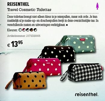 Promoties Reisenthel travel cosmetic toilettas - Reisenthel - Geldig van 05/12/2012 tot 31/12/2012 bij A.S.Adventure