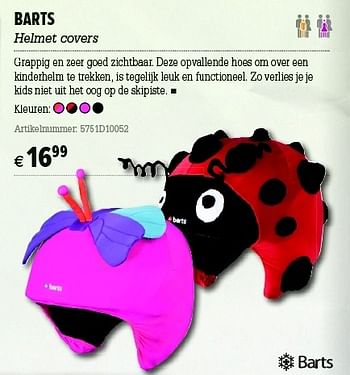 Promoties Barts helmet covers - Barts - Geldig van 05/12/2012 tot 31/12/2012 bij A.S.Adventure