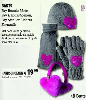 Promoties Barts fay handschoenen - Barts - Geldig van 05/12/2012 tot 31/12/2012 bij A.S.Adventure