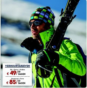 Promoties Verhuurtarieven ski + botten + stokken - Huismerk - A.S.Adventure - Geldig van 05/12/2012 tot 31/12/2012 bij A.S.Adventure