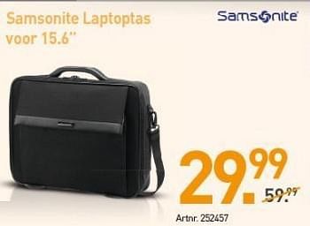 Promoties Samsonite laptoptas voor 15.6 - Samsonite - Geldig van 05/12/2012 tot 03/01/2013 bij VCD